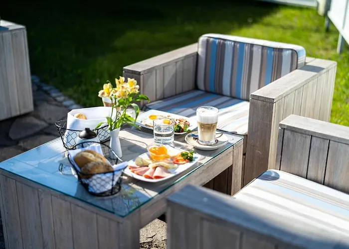 Resort Schwimmende Haeuser Im Baltic Sea